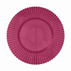 11 In. Mahogany Gemstone Plastic Plates | 120 Count