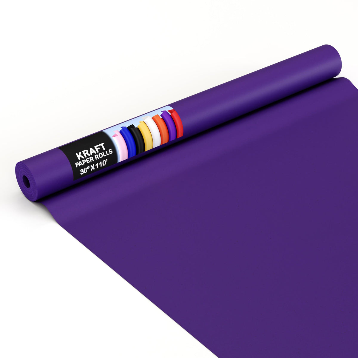 36 In. x 110 Ft. Purple Kraft Paper Roll