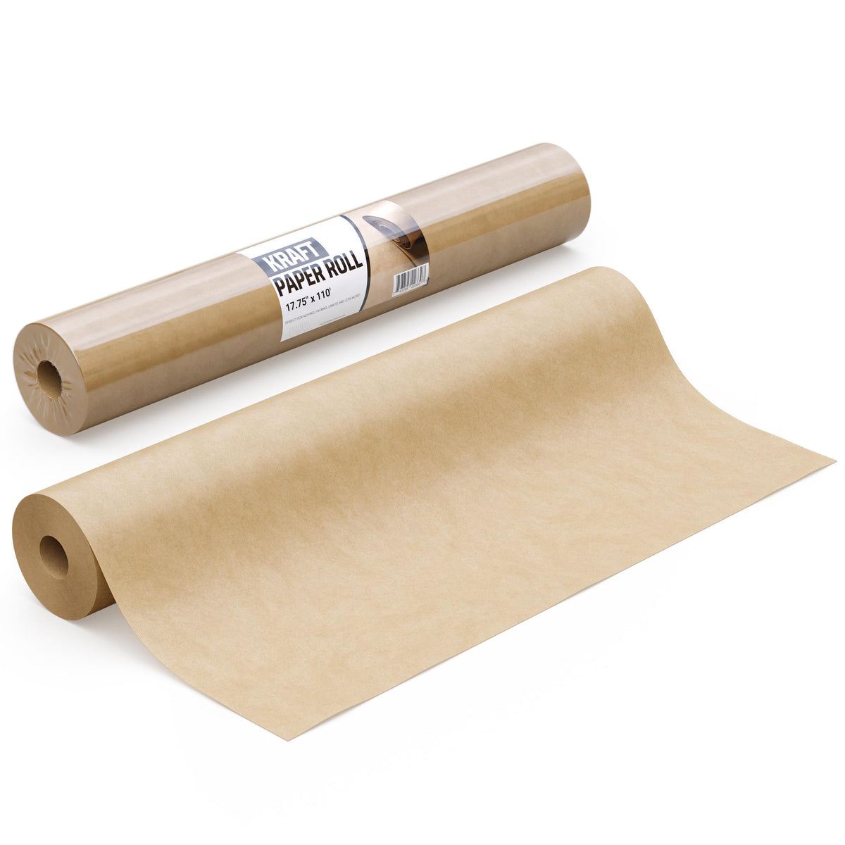 17.75 In. x 110 Ft. Natural Kraft Paper Roll