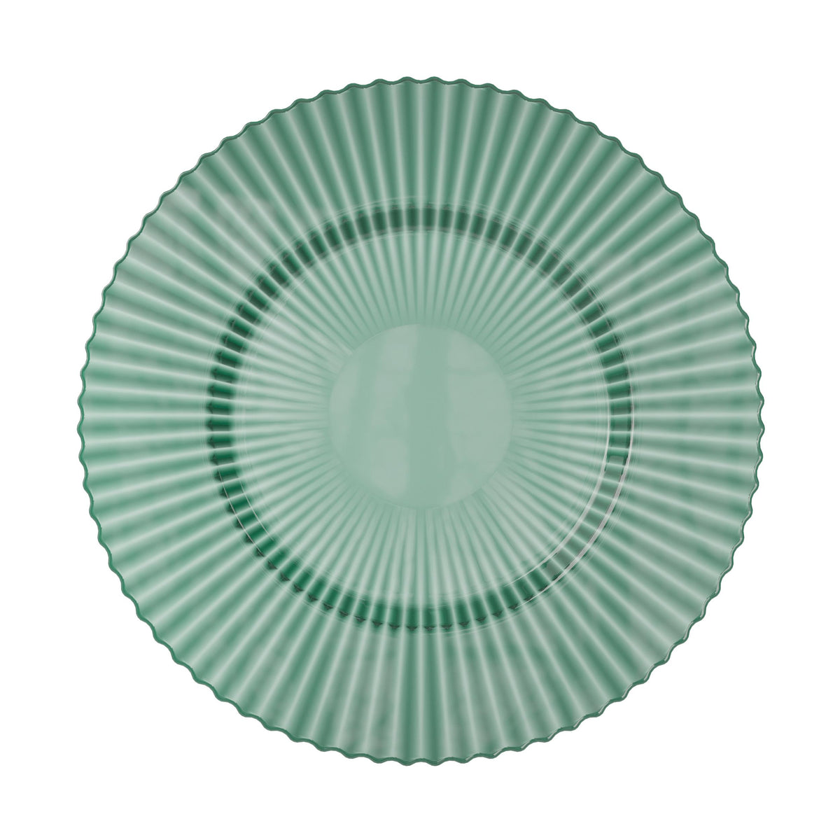 11 In. Emerald Gemstone Plastic Plates | 40 Count