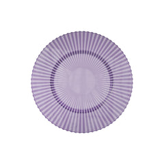 9 In. Amethyst Gemstone Plastic Plates | 120 Count