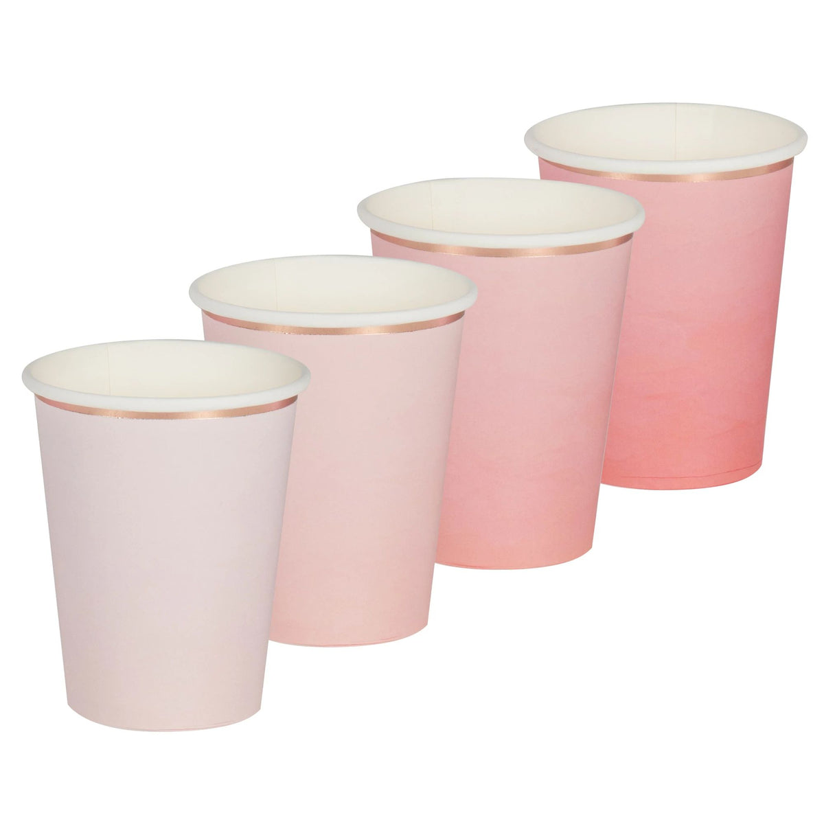 12 Oz. Rose Gold Foil Paper Party Cups, 8-ct - Pack of 5
