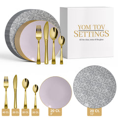 140 Piece Ornamental Combo Set | Serves 20 Guests