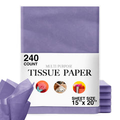 15 In. x 20 In. Purple Tissue Paper | 240 Sheets