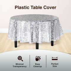 Round White Lace Table Cover | 6 Pack