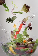 96 Oz. Clear Round Salad Bowl | 8 Count