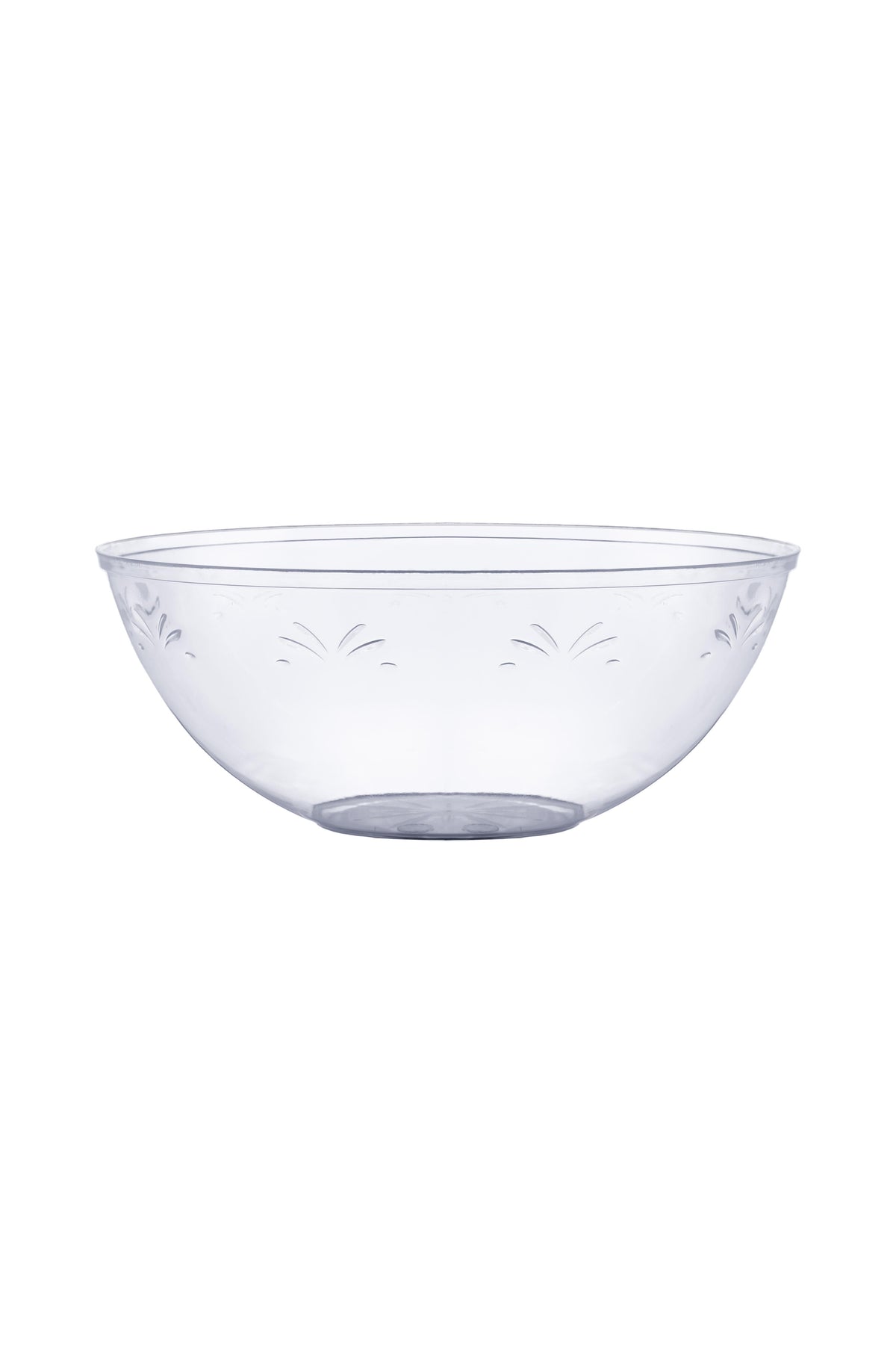 48 Oz. Clear Round Salad Bowl | 8 Count