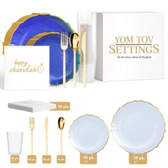 Service for 20 | Spring Lake Petal Hanukkah Combo Set