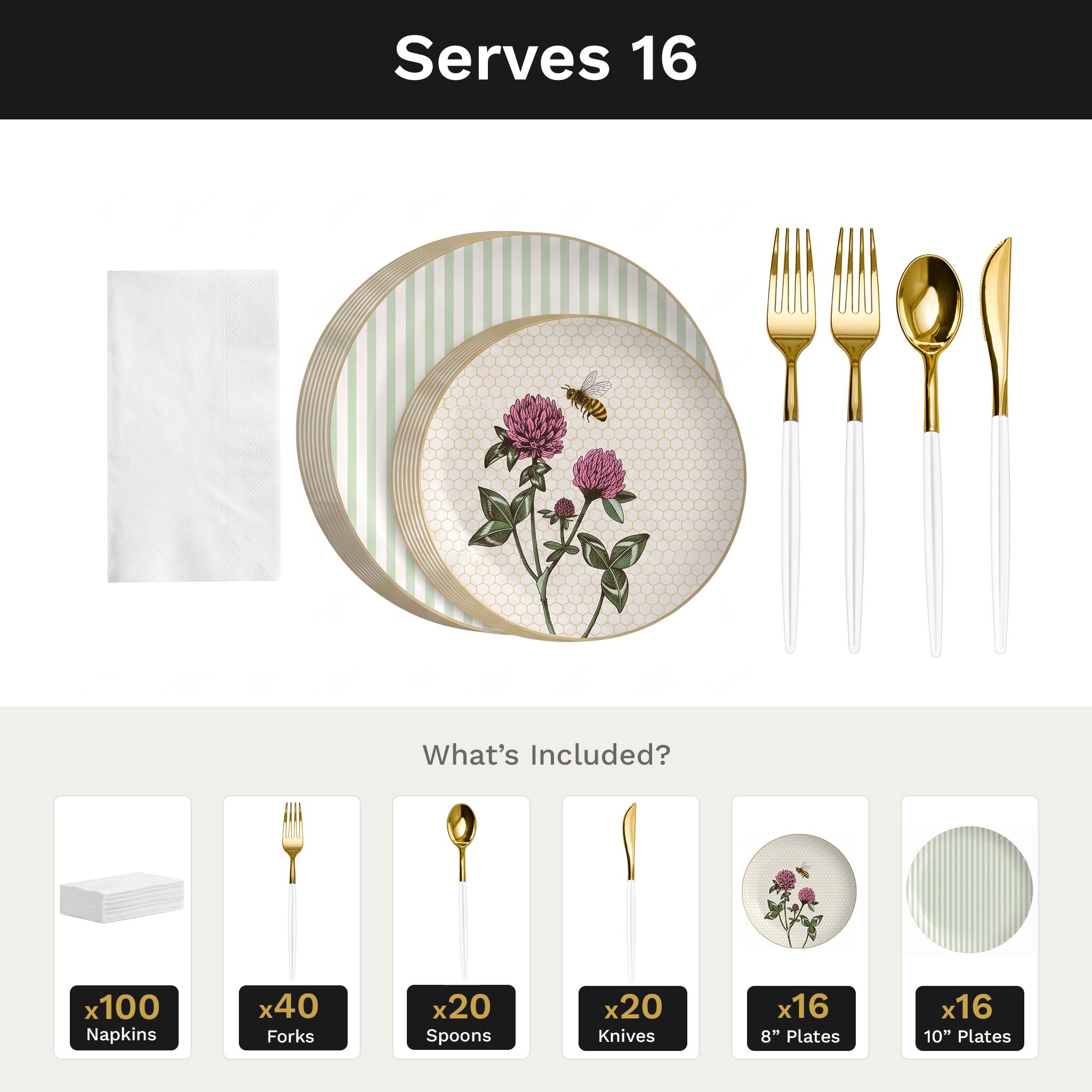 Service for 16 | Bee & Bloom