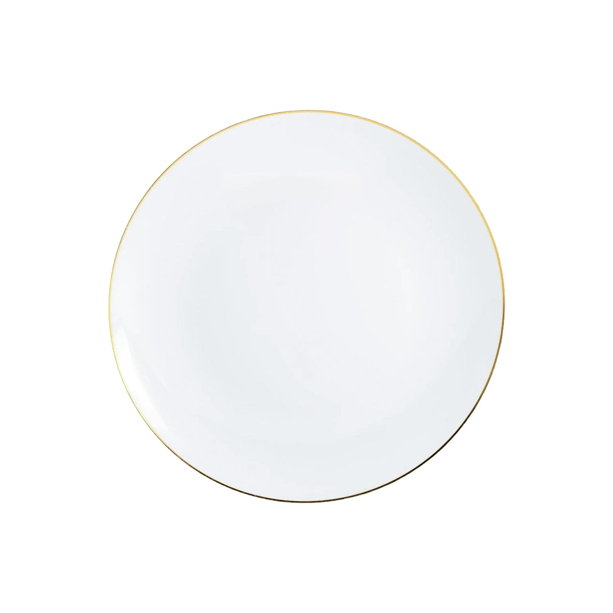 6 In. Classic Gold Design Plastic Plates | 40 Count