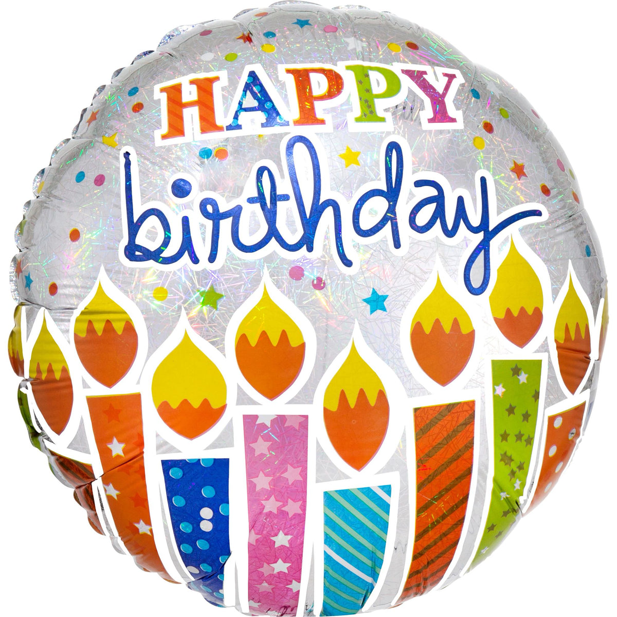 Shimmering Birthday Candle Balloon - Pack of 2