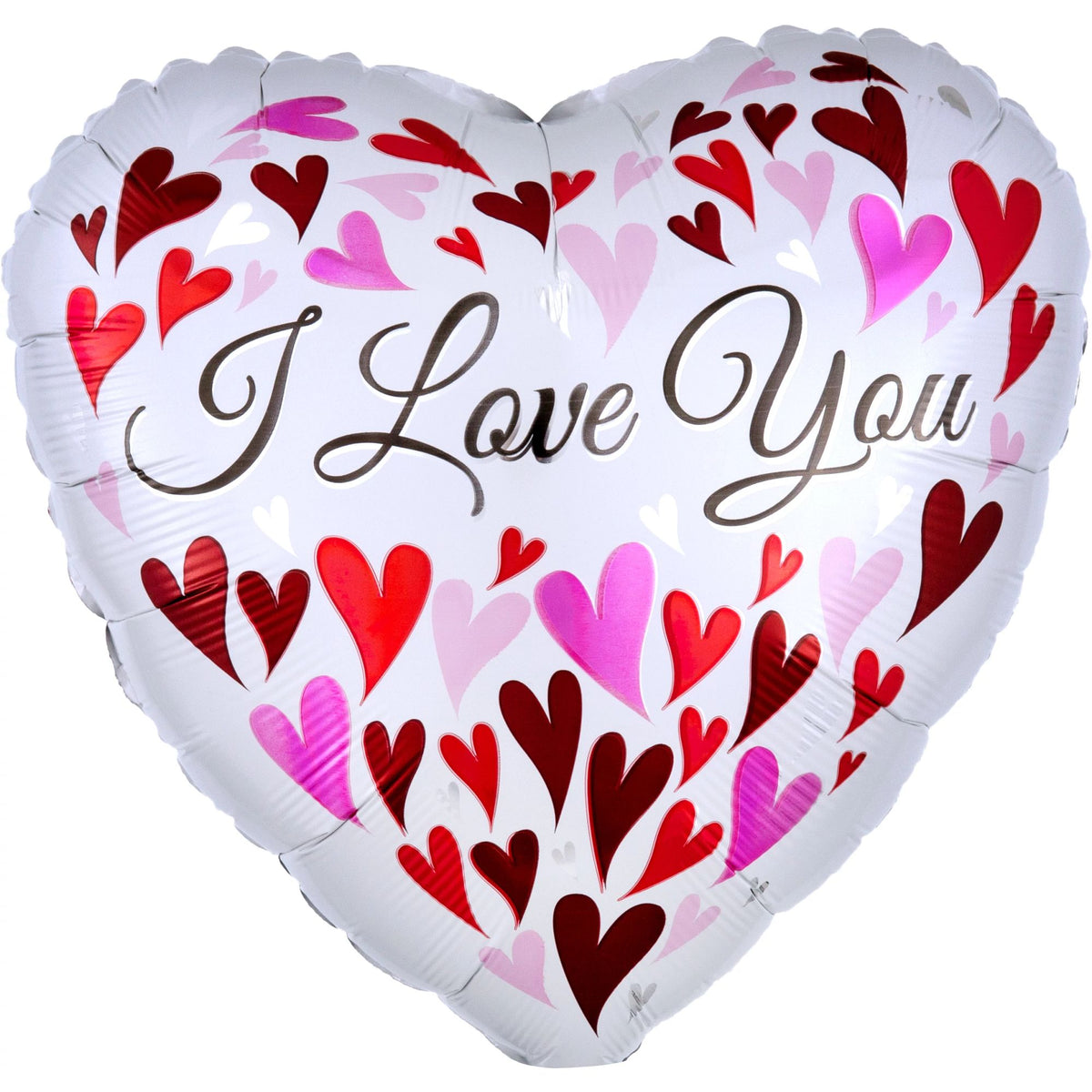 Heartfelt I Love You 18-Inch Foil Balloon - Pack of 10