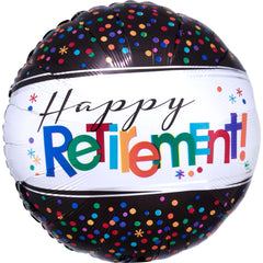 Happy Retirement Confetti Foil Balloon - Case of 100