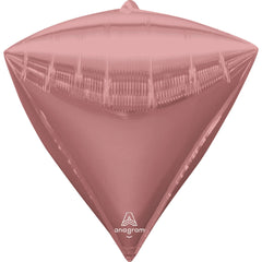 15-inch Rose Gold Geometric Foil Balloon - Pack of 3