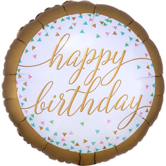 Elegant Pastel Confetti Foil Balloon - 18-inch - Pack of 2