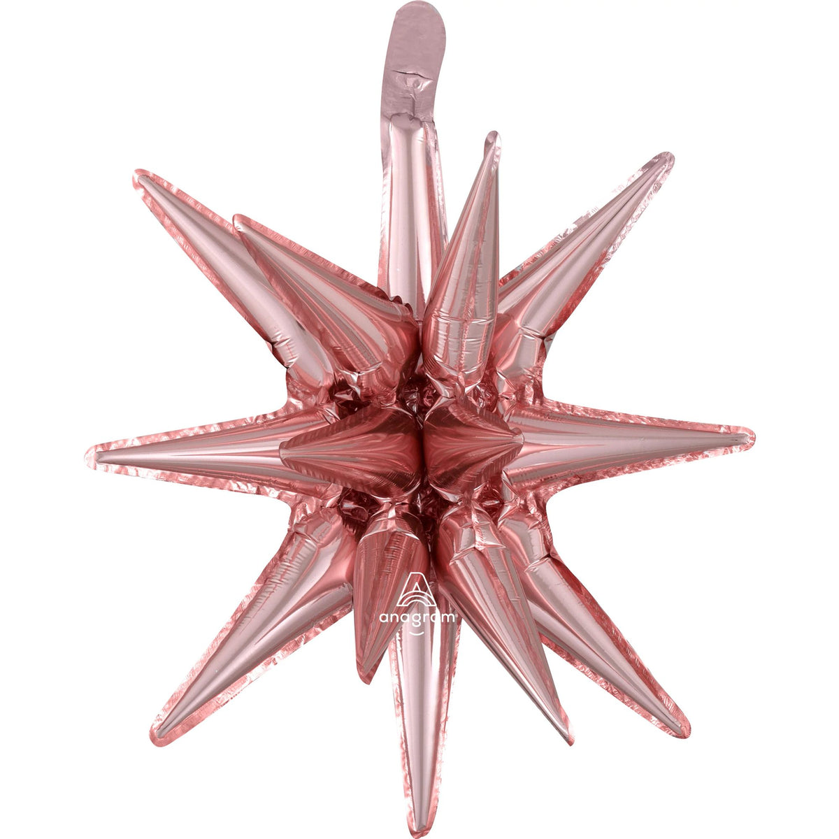 Rose Gold Magic Star Foil Balloon - 18-Inch - Pack of 5