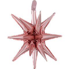 Rose Gold Magic Star Foil Balloon - 18-Inch - Pack of 5