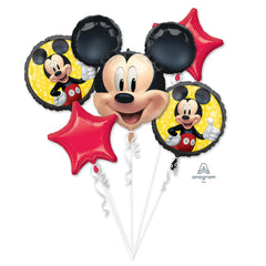 Mickey Mouse Forever Balloon Bouquet - 5 Piece Set - Pack of 3