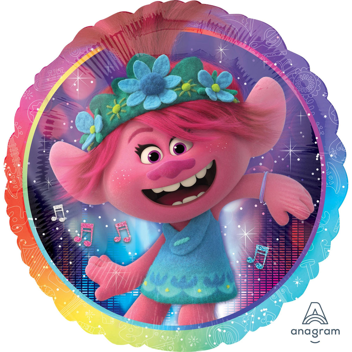 Trolls World Tour 18-inch Foil Balloon - Pack of 10