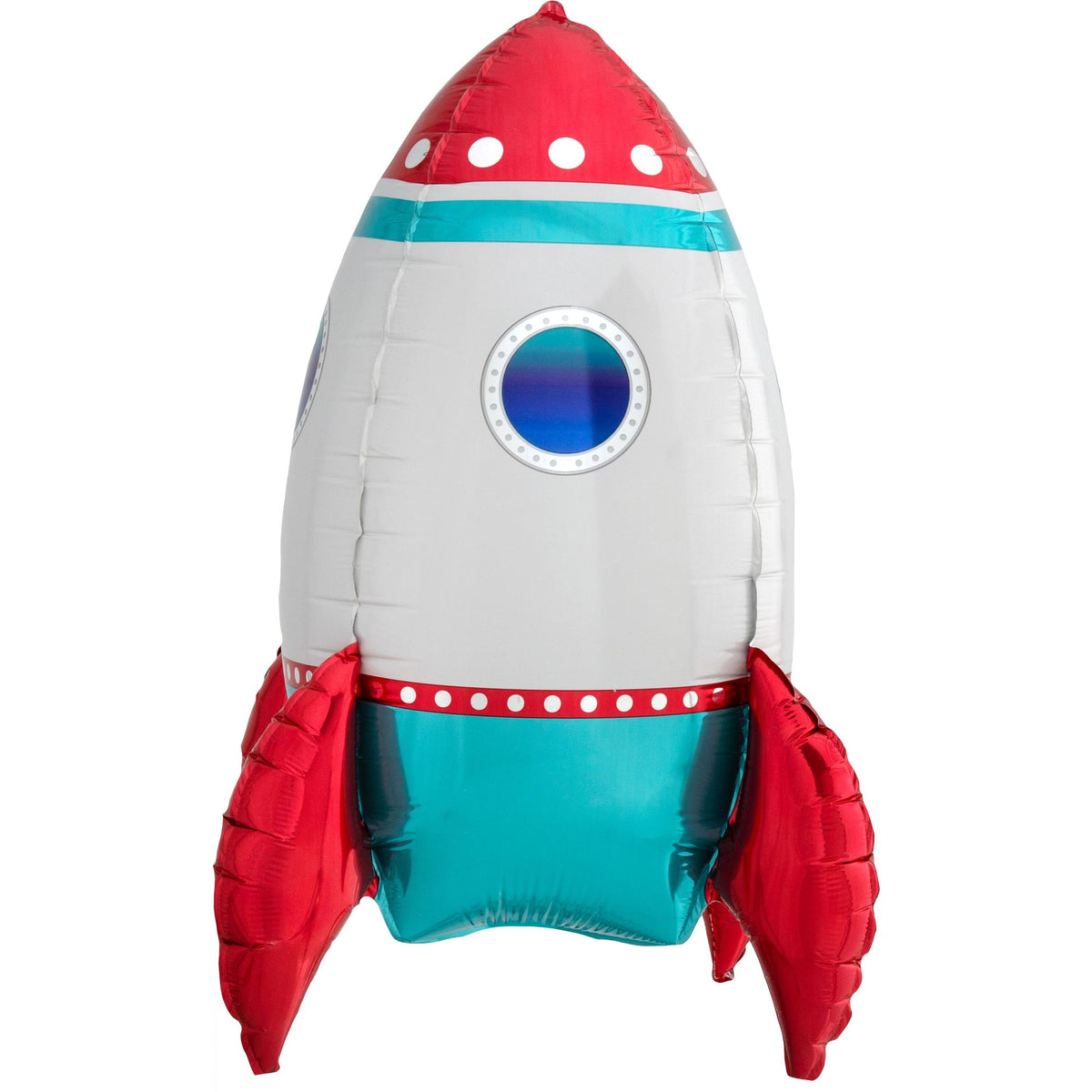 Deluxe Foil Rocket Ship Sitting Balloon - Pack of 2