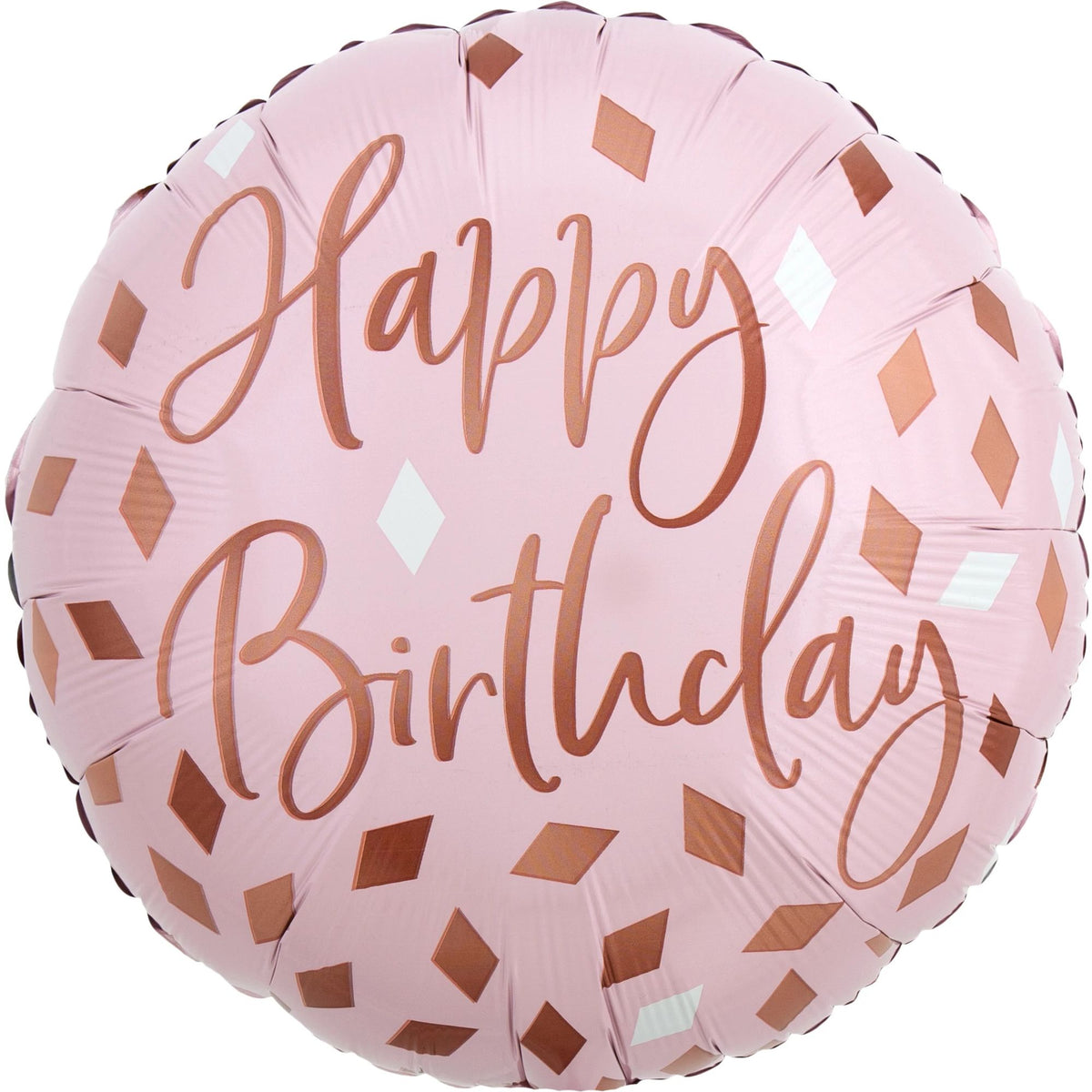 Elegant Blush Birthday Foil Balloon - Case of 100