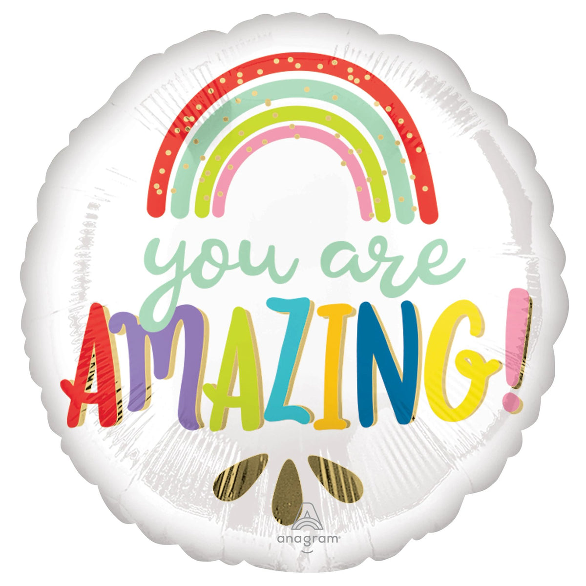 You Are Amazing 18-Inch Foil Balloon - Pack of 10