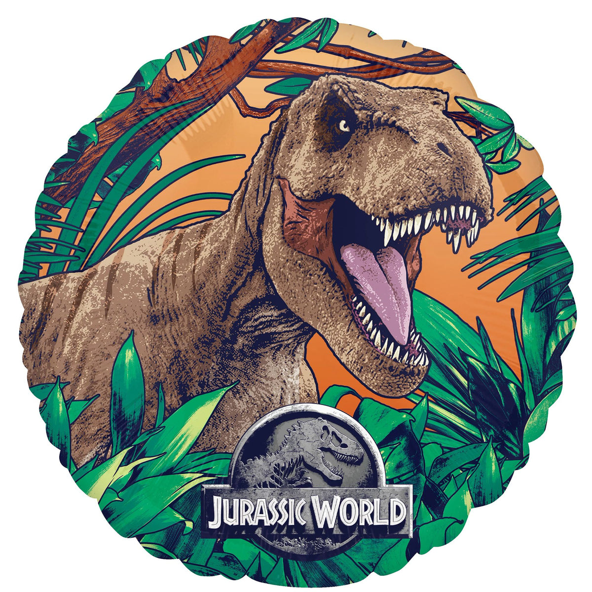 Jurassic World Dinosaur Foil Balloon - 18 Inch - Pack of 2