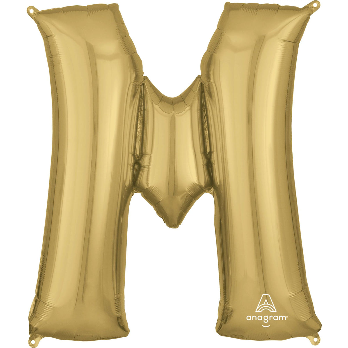 Metallic Gold Letter M Foil Balloon - Case of 40