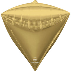 Elegant Gold Diamond Foil Balloon - Case of 48