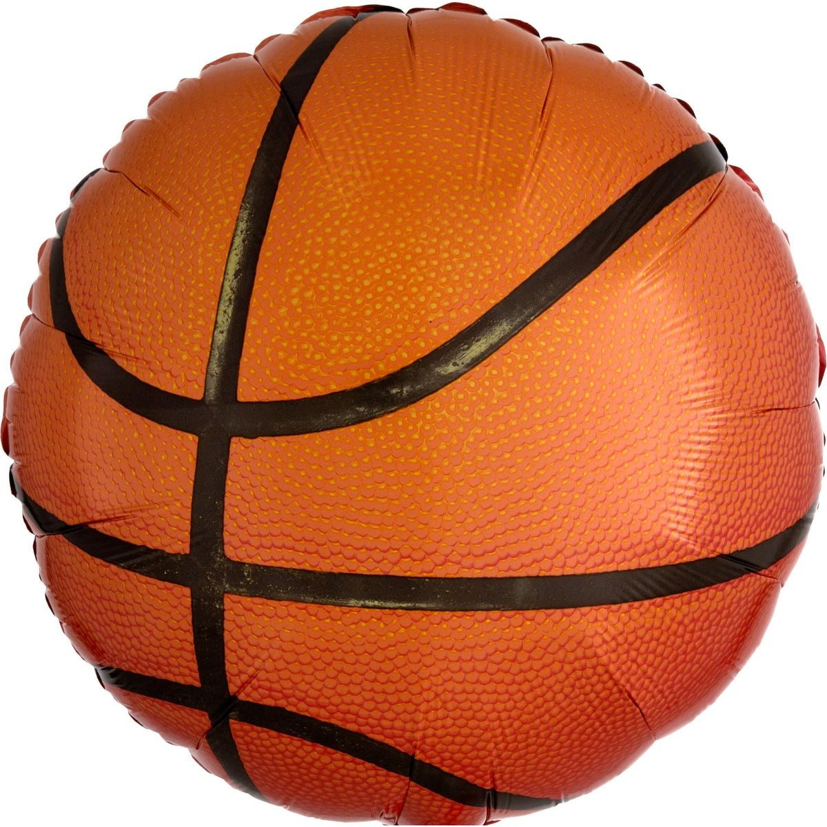 17-Inch Foil Basketball Mylar Balloon - Case of 100