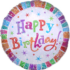 Radiant Foil Super Shape Birthday Balloon - Pack of 5
