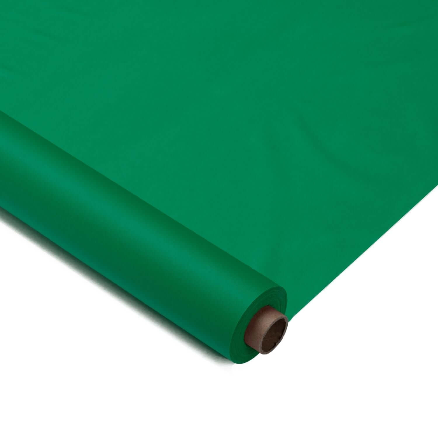 40 In. X 300 Ft. Premium Emerald Green Plastic Table Roll | 4 Pack - Yom Tov Settings