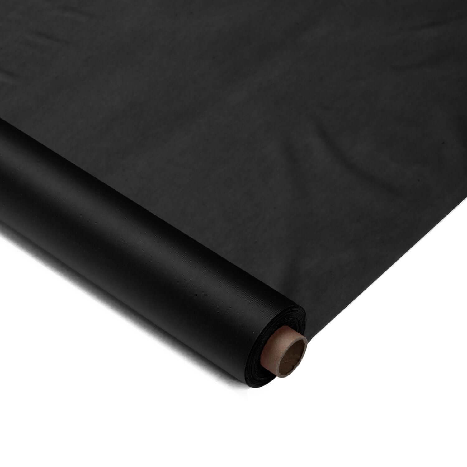 40 In. X 100 Ft. Premium Black Plastic Table Roll | 6 Pack - Yom Tov Settings