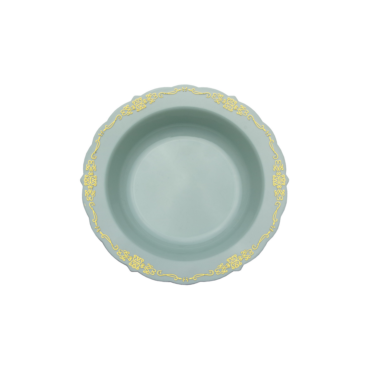 5 Oz. Robin Blue Victorian Design Bowls | 40 Count