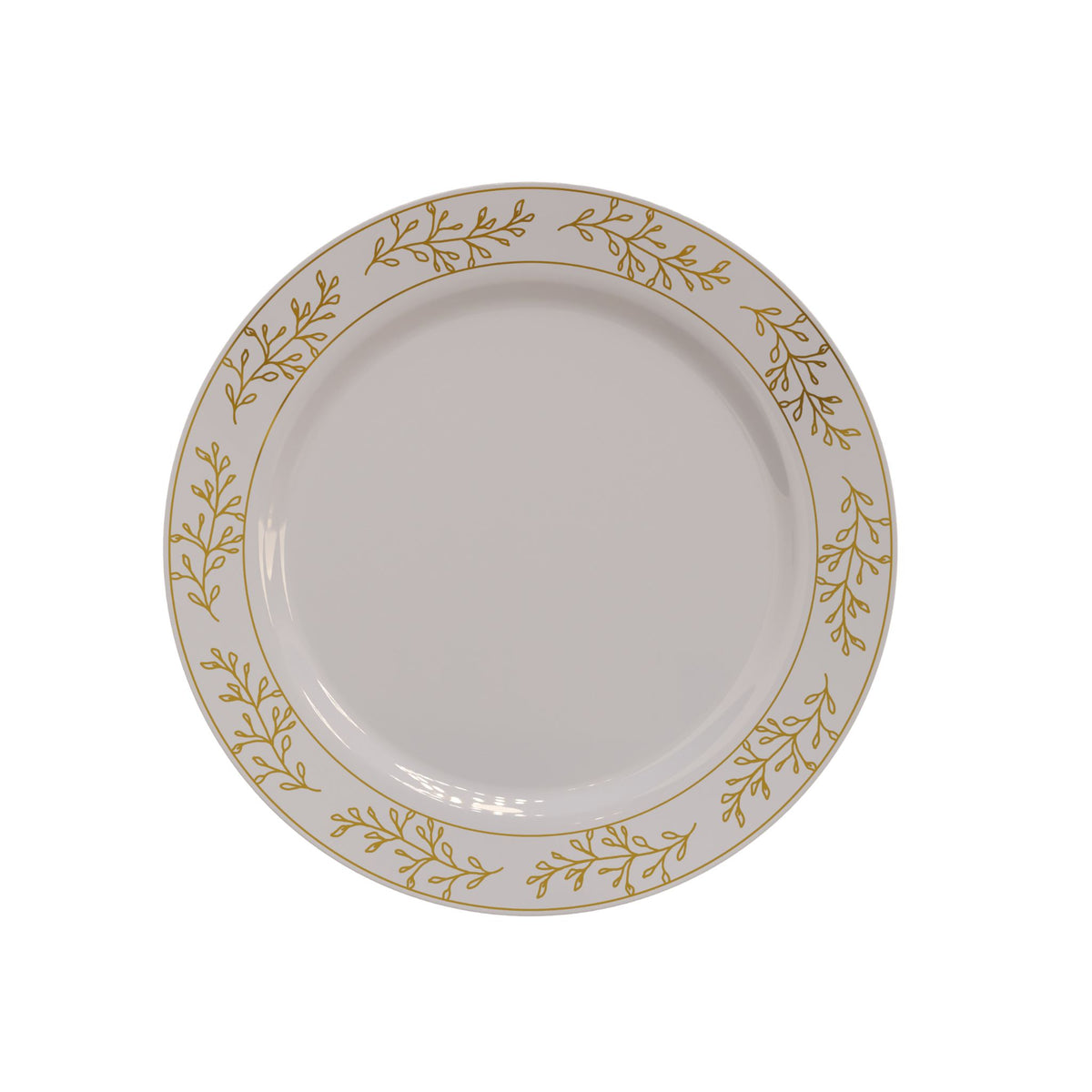 9 In. Gold Leaf Premium Plates | 40 Count