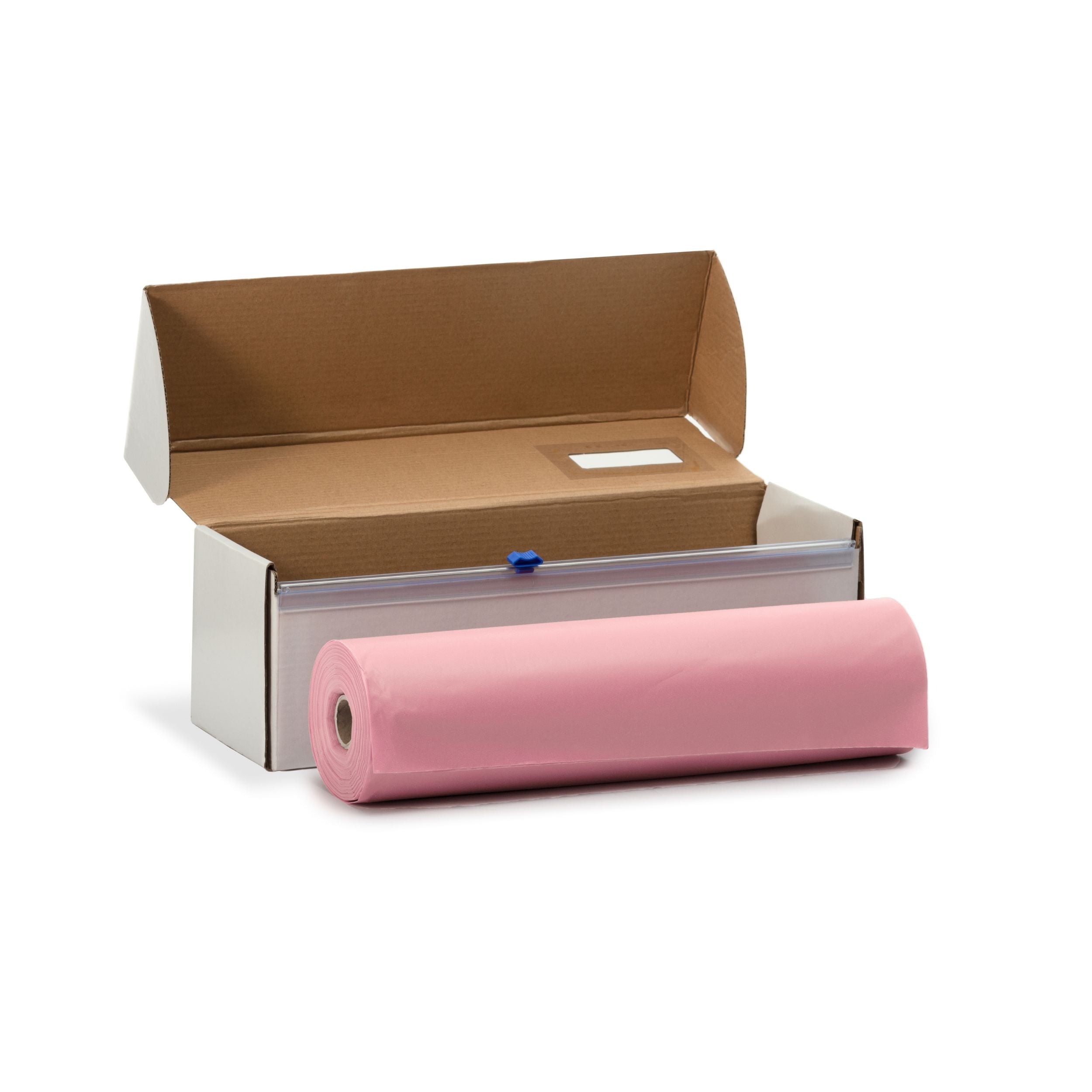 54" X 100' Cut To Size Pink Plastic Table Rolls | 6 Pack