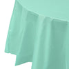 Load image into Gallery viewer, Mint Round Plastic Tablecloth | 48 Count - Yom Tov Settings