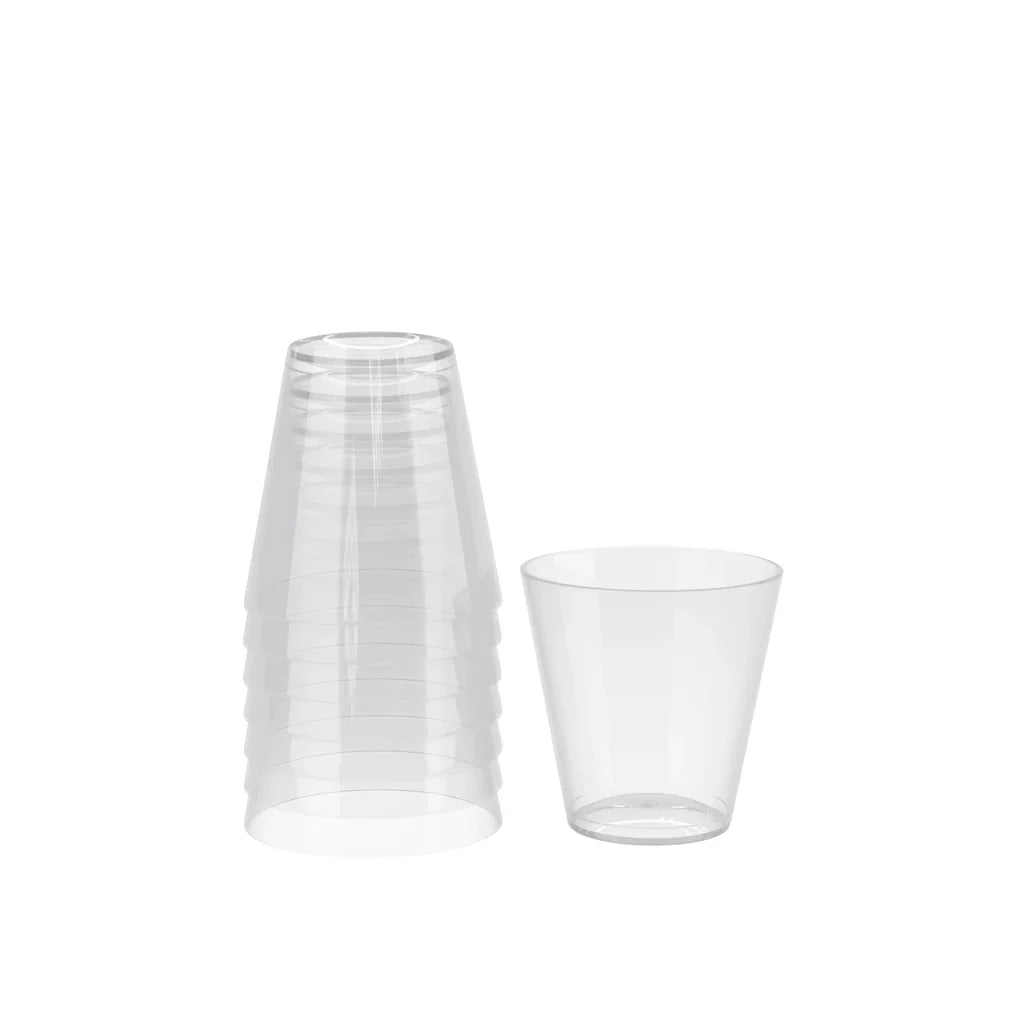 2 Oz. Clear Plastic Shot Glasses | 200 Count