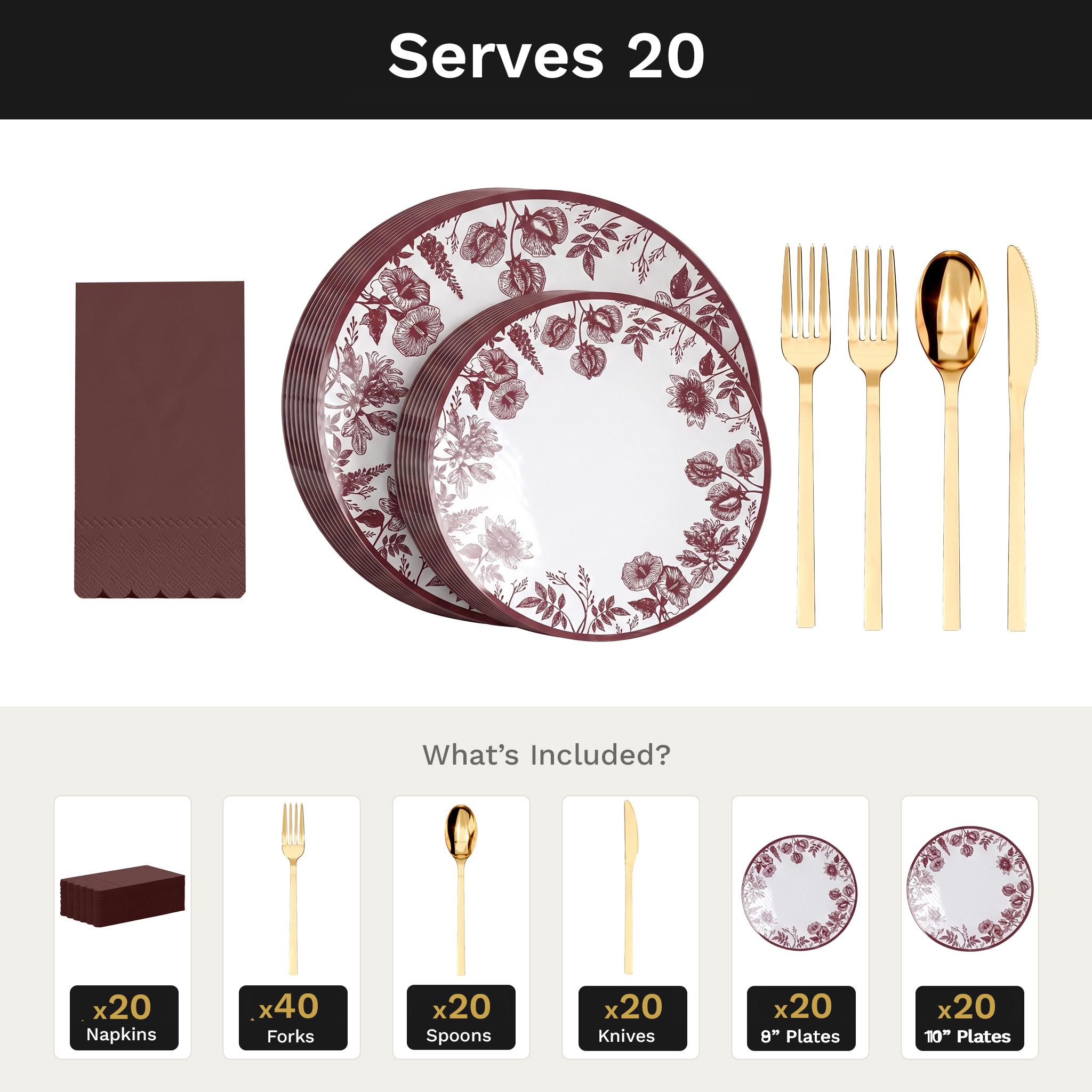 Service for 20 | Kippur & Candlelight - Gold