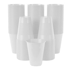 12 Oz. | White Plastic Cups | 600 Count