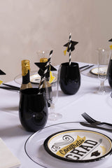Service For 18 | Black Tie Grad Tableware Set (208pcs)