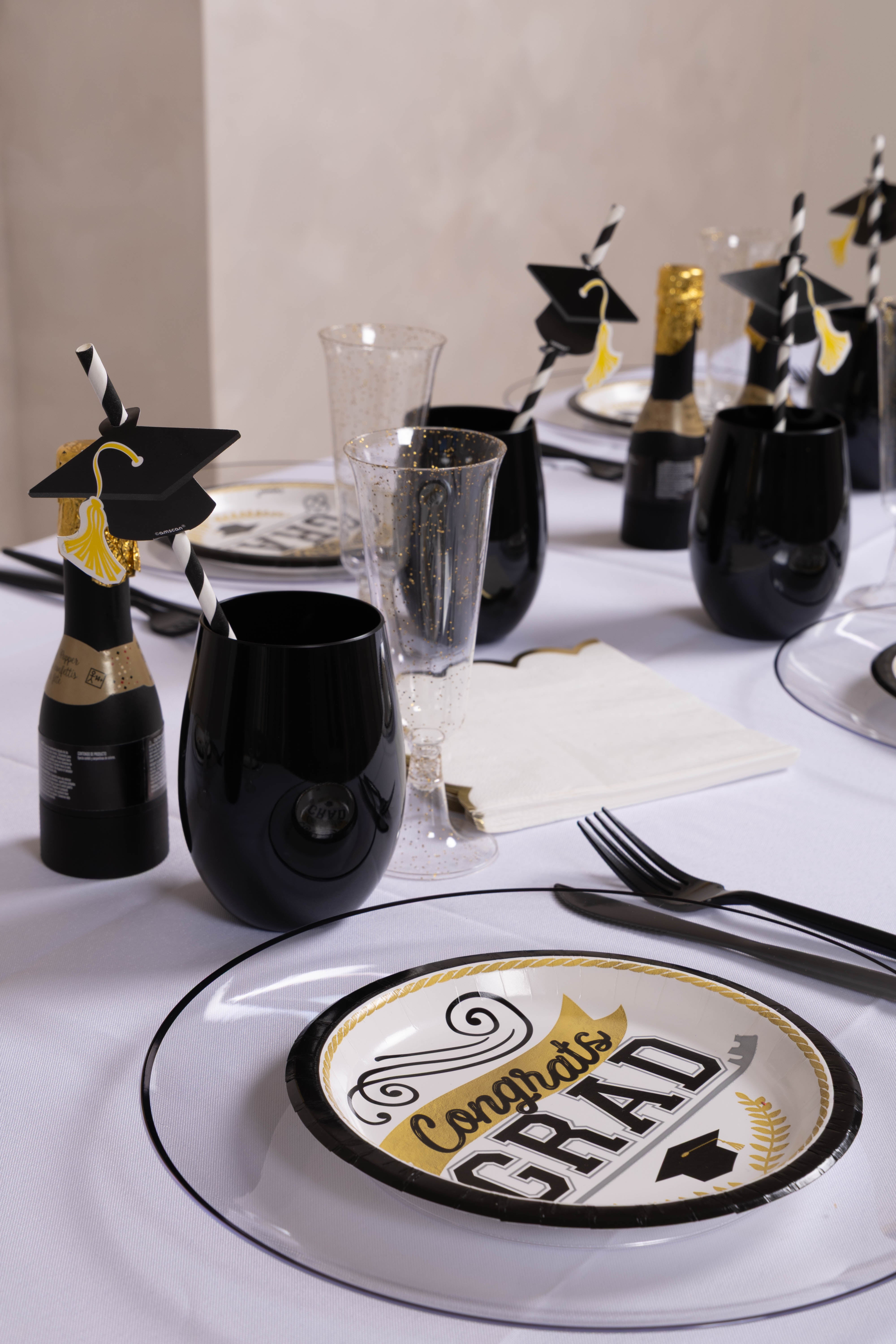 Service For 18 | Black Tie Grad Tableware Set (208pcs)