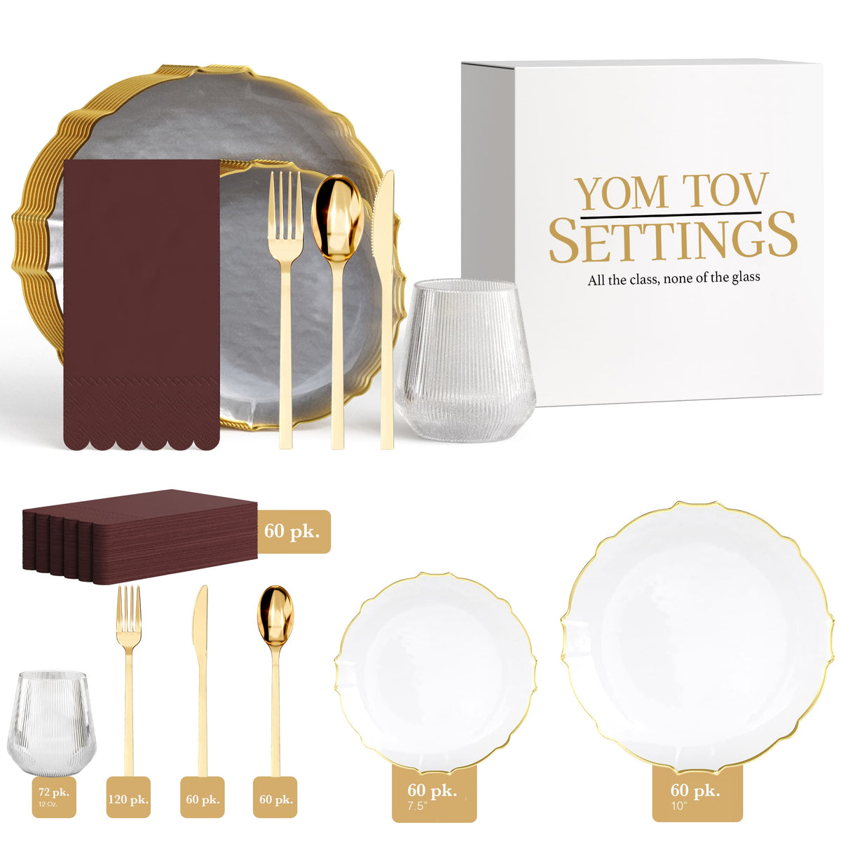 Service for 60 | Esther's Velvet & Vine