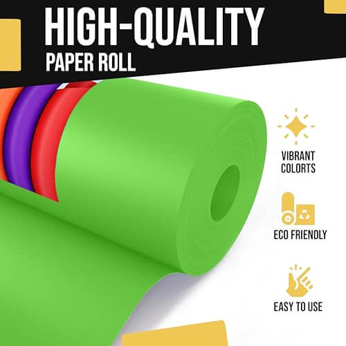 36 In. x 110 Ft. Lime Green Kraft Roll