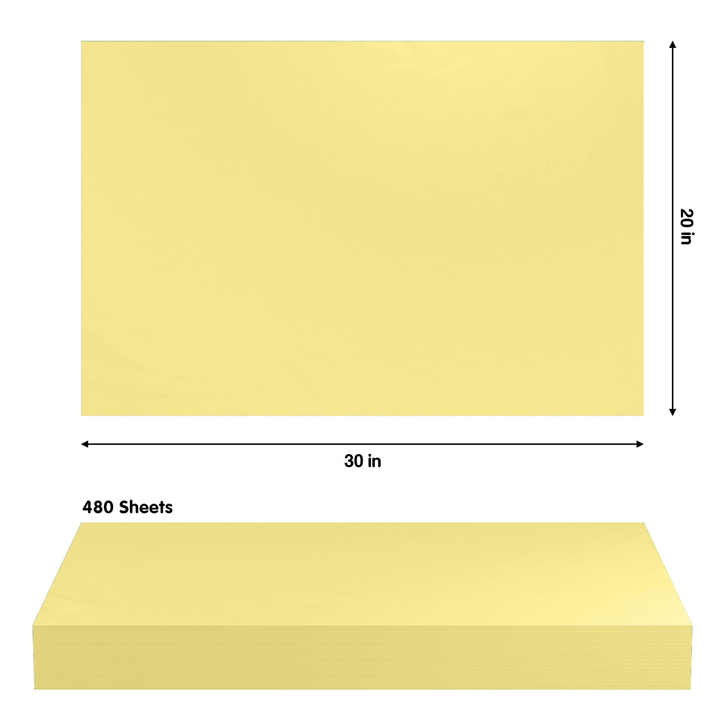 20 In. x 30 In. Ivory Tissue Paper | 480 Sheets