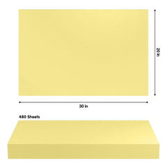 20 In. x 30 In. Ivory Tissue Paper | 480 Sheets