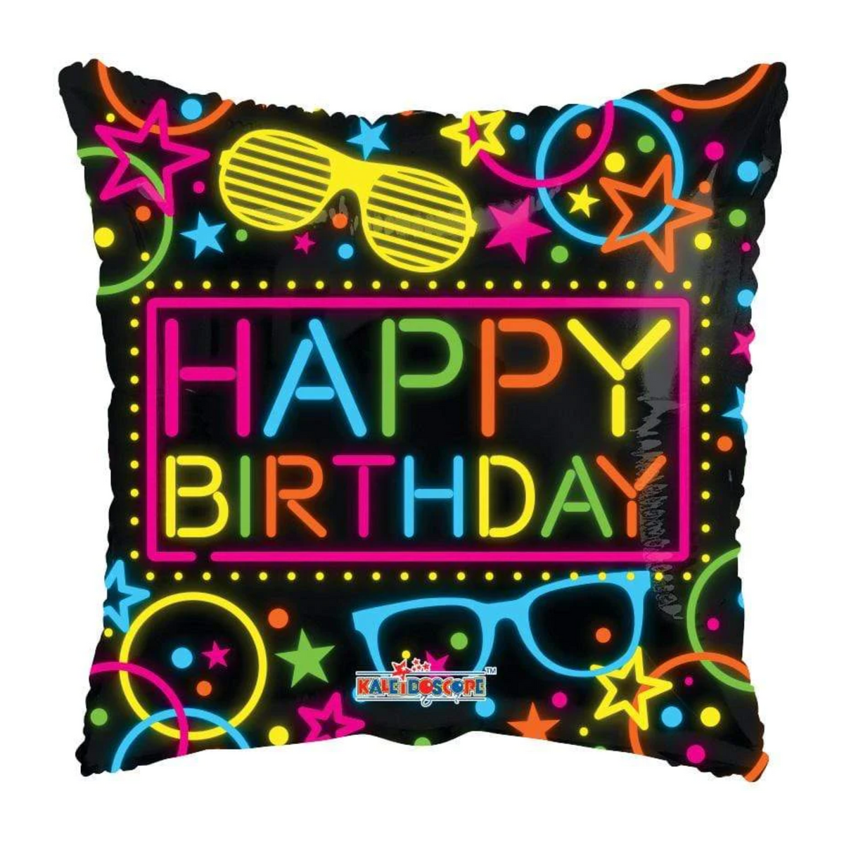 Many Bday Gellibean Neon Balloon | 6 Count