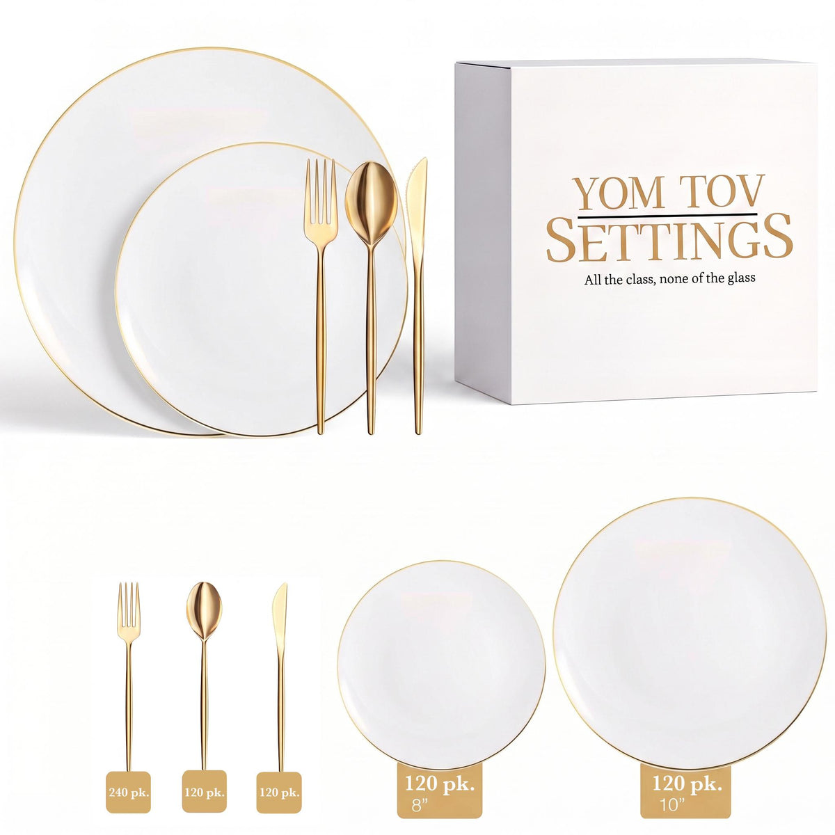 Classic Gold Deluxe Set | Serves 120