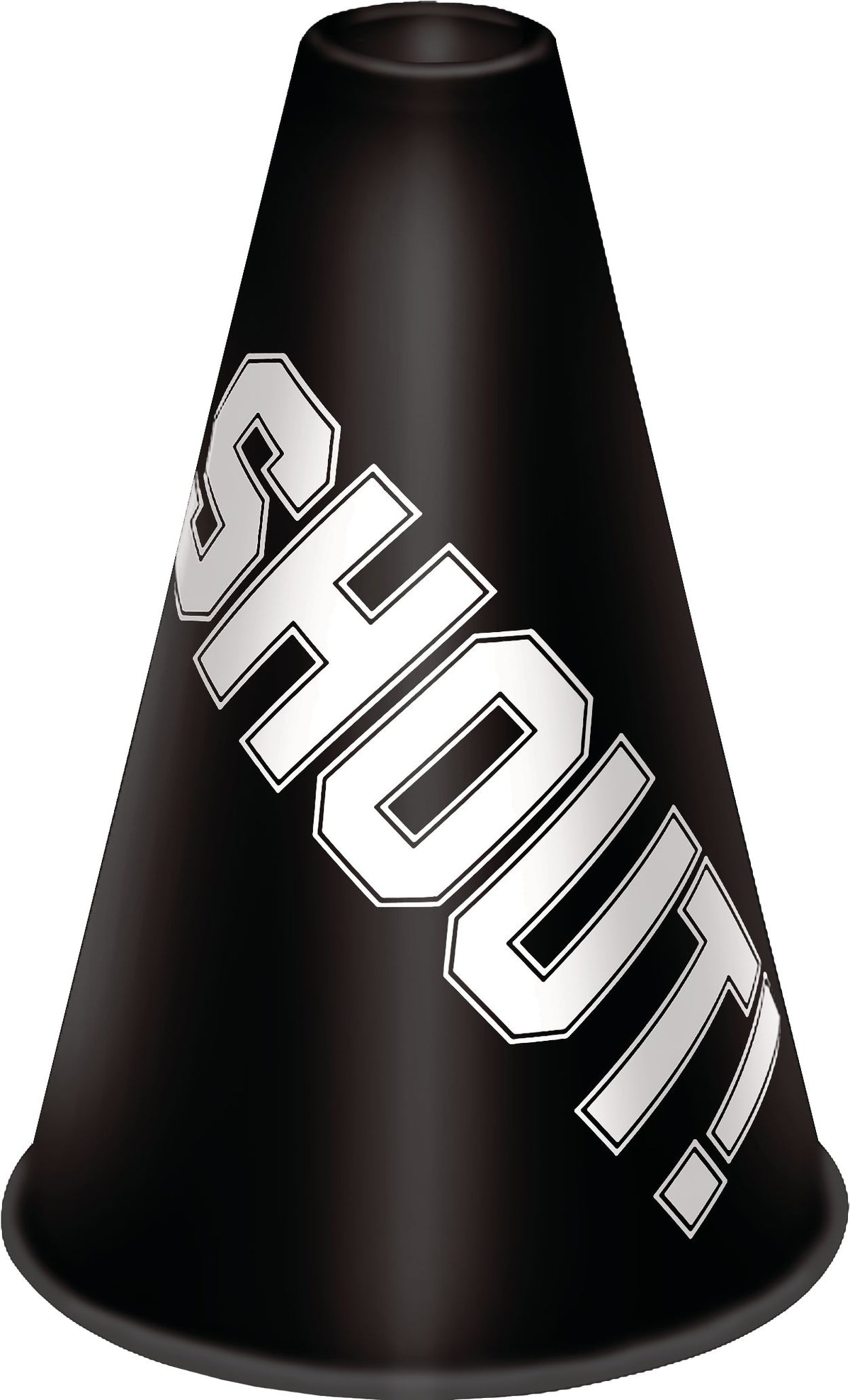 Shout! Black Megaphone - Perfect for Team Spirit & Sports Events - Case of 120