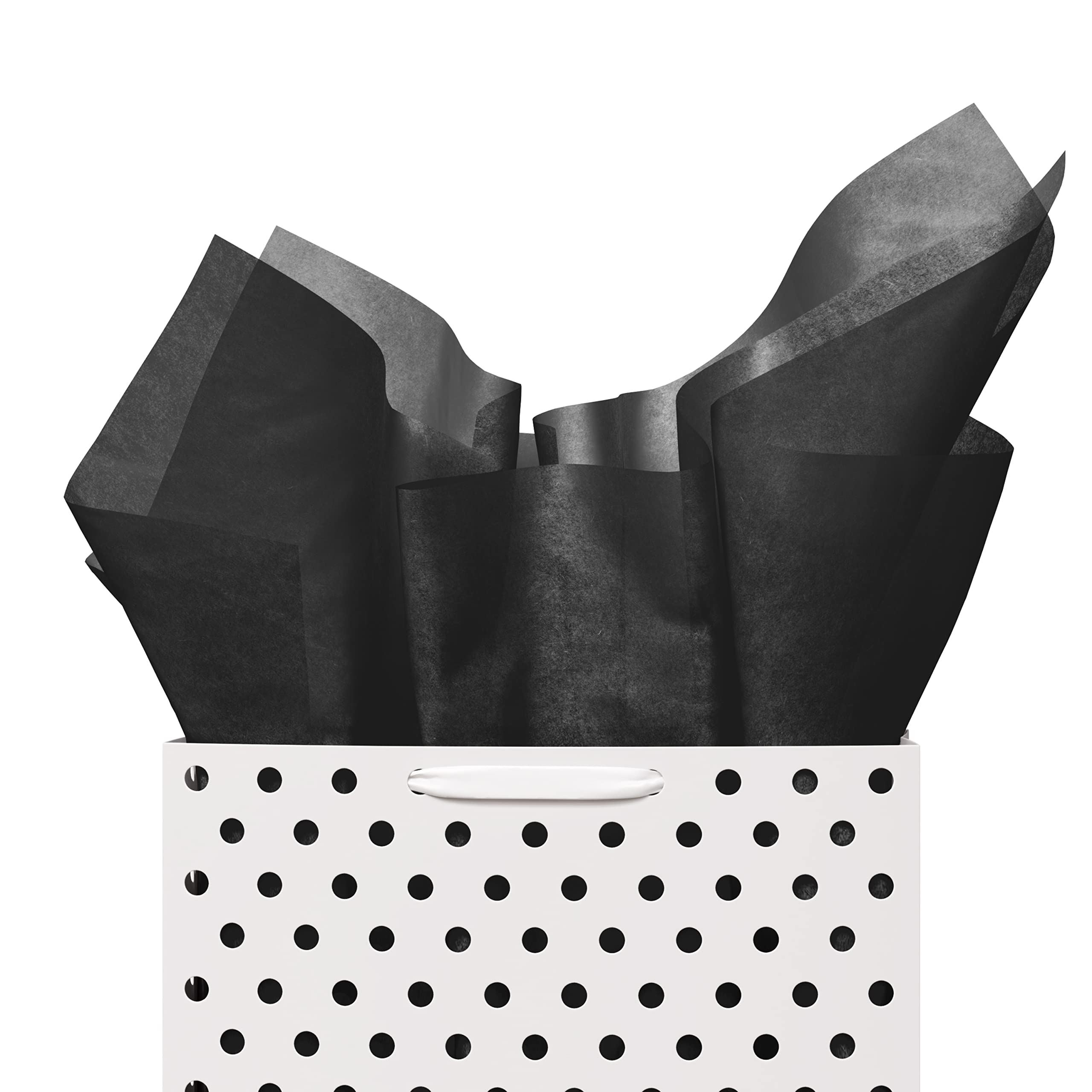 15 In. x 20 In. Black Tissue Paper | 480 Sheets